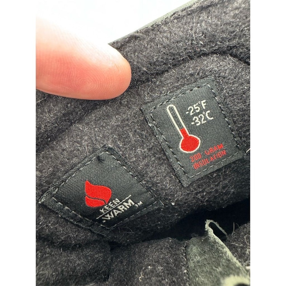 KEEN Women's Waterproof Winter Snow Boots Black Size 7 - Picture 7 of 9